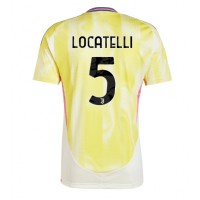 Juventus Manuel Locatelli #5 Replica Away Shirt 2024-25 Short Sleeve